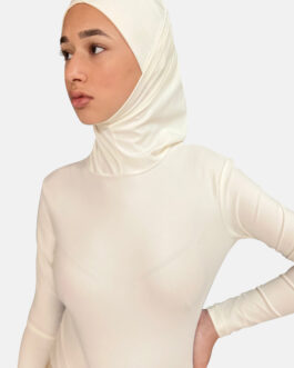Body hijab ivoire femme musulmane
